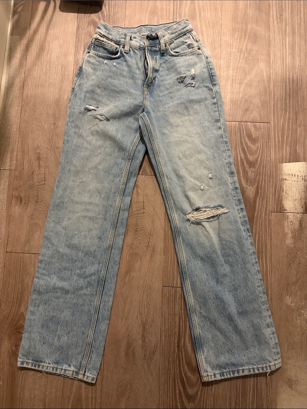 Arizona Jean Company Light Blue Denim wide leg Jeans